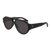 Bottega Veneta Black Bv1318s Sunglasses In Black-black-grey