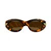 Bottega Veneta Women's Sunglasses, Bv1322s 6j000451 In Havana-havana-brown