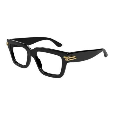 Bottega Veneta Bv1324o-001 Black-black-transparent In Crl