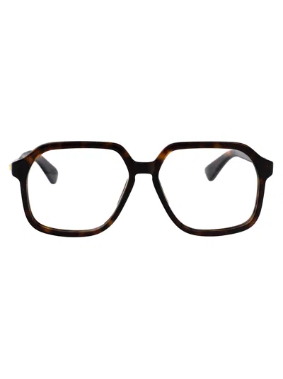 Bottega Veneta Bv1329o Glasses In Havana-havana-transparent
