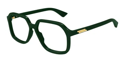 Bottega Veneta Bv1329o Men's Glasses, , Size 55 In Green