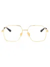 Bottega Veneta Bv1382o Glasses In Gold-gold-transparent