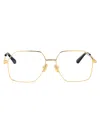 Bottega Veneta Bv1332o Glasses In Gold-gold-transparent