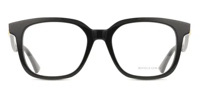 Bottega Veneta Bv1334oa Asian Fit Men's Glasses, , Size 52 In Black