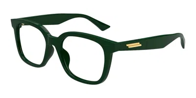 Bottega Veneta Bv1334oa Asian Fit Men's Glasses, , Size 52 In Black