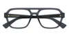 Bottega Veneta Bv1336oa-003 - Grey Rx / Asian Fit Glasses In Black