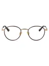 Bottega Veneta Bv1337oj Glasses In Gold-gold-transparent