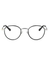 Bottega Veneta Bv1337oj Glasses In Silver-silver-transparent