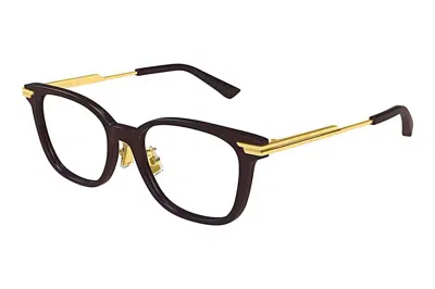 Bottega Veneta Bv1338oj 003 Women's Glasses  Size 53 - Free Lenses - Blue Light Block Available In Brown