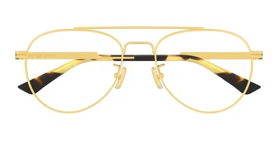Bottega Veneta Bv1340ok-001 - Gold Rx / Asian Fit Glasses