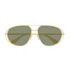 Bottega Veneta Classic Sonnenbrille In Pilotenform In Oro