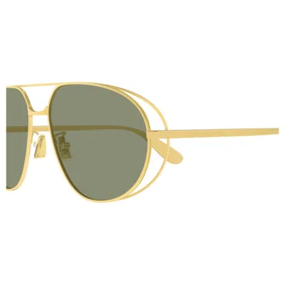Bottega Veneta Bv1344s001- Gold-gold-green
