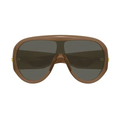 Bottega Veneta Bv1345s005 - Brown-brown-grey
