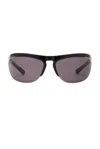 Bottega Veneta Bv1348s Sunglasses In Black & Grey