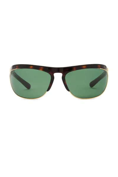 Bottega Veneta Bv1348s Sunglasses In Havana & Green