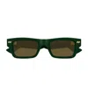 Bottega Veneta Bv1351s Linea Ribbon Sunglasses In Green