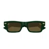 Bottega Veneta Bv1351s Linea Ribbon Sunglasses In Green
