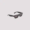 Bottega Veneta Rectangular Sunglasses In Black Black Grey