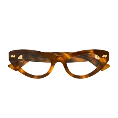 Bottega Veneta Bv1354o Linea Ribbon 002 Havana Glasses In Brown