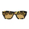 Bottega Veneta Bv1357s Linea Ribbon 003 Havana Brown Sunglasses