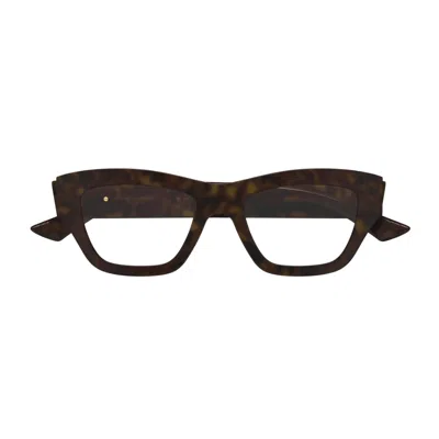 Bottega Veneta Bv1360o Linea Ribbon 007 Havana Glasses In Brown