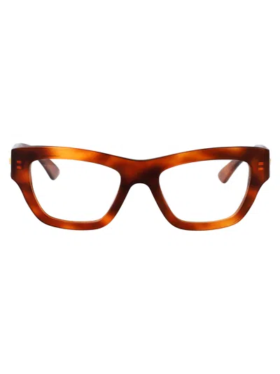 Bottega Veneta Bv1360o Eyeglasses In Tortoiseshell