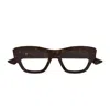Bottega Veneta Bv1360o Linea Ribbon 007 Havana Glasses In Brown