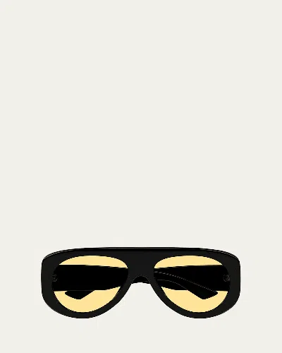 BOTTEGA VENETA BV1362S ROUND PLASTIC SUNGLASSES
