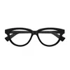 Bottega Veneta Bv1366o Linea Triangle Eyeglasses In Black