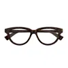 Bottega Veneta Bv1366o Linea Triangle Eyeglasses In Brown
