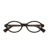 Bottega Veneta Bv1367o Linea Triangle 002 Havana Glasses In Brown