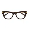 Bottega Veneta Bv1370o Linea Ribbon Eyeglasses In Black
