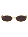 Bottega Veneta Bv1386s Sunglasses In Gold