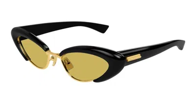 Bottega Veneta Bv1387s Sunglasses In Black
