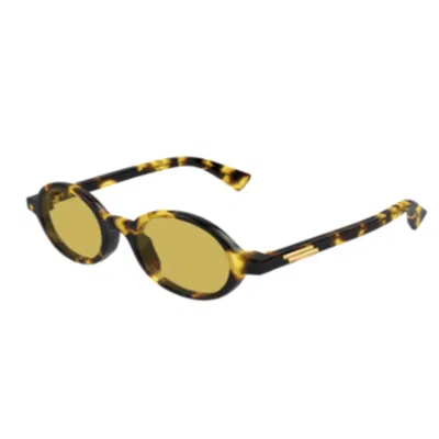 Bottega Veneta Bv1388s-002havana-havana-yellow In Green
