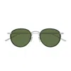 Bottega Veneta Forte Panthos Round Sunglasses In Green