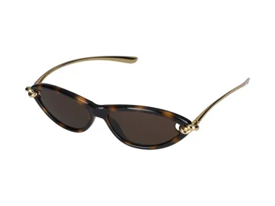 Bottega Veneta Bv1390s Sunglasses In Tortoiseshell