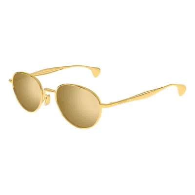 Bottega Veneta Bv1396s Mini Sunglasses In Yellow