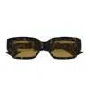 Bottega Veneta Bv1406s Linea Ribbon Sunglasses In Brown