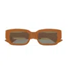 Bottega Veneta Bv1406s Linea Ribbon Sunglasses In Brown