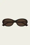 Bottega Veneta Bv1415sk-002 Havana Brown In Brown