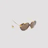 Bottega Veneta Bv1436s Round Frame Sunglasses
