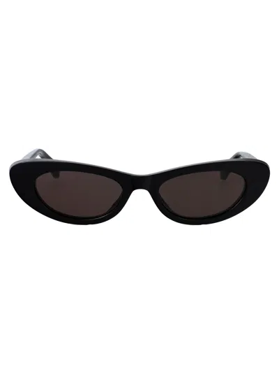 Bottega Veneta Bv1447s Acetate Cat-eye Sunglasses In Black