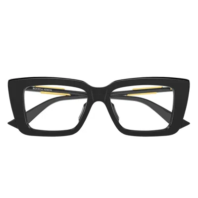 Bottega Veneta Bv1448 O 001 Black/clear Women's Prescription Glasses