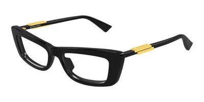 Bottega Veneta Bv1449o 006 Women's Glasses Black Size 55 - Free Lenses - Blue Light Block Available