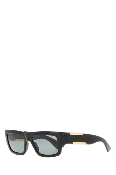 Bottega Veneta Dash Tortoiseshell Acetate Sunglasses In Black