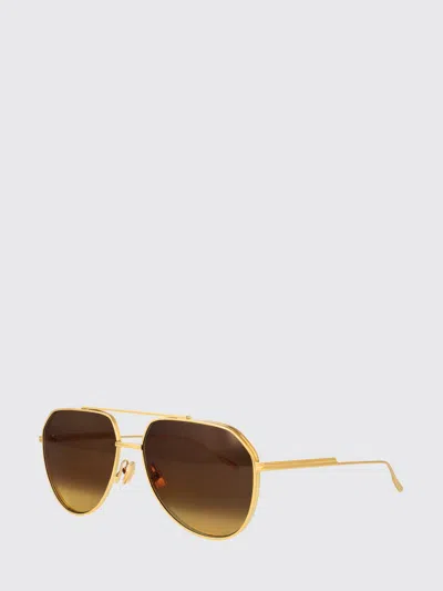 Bottega Veneta Bv1465s Metal Sunglasses In Gold