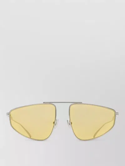 Bottega Veneta Bv1466s Sunglasses Metal Frame Slim Temples In Multi