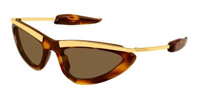Bottega Veneta Bv1477s 003 Women's Sunglasses Tortoiseshell Size 58 In Multi