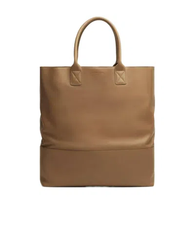 Bottega Veneta Cabat Handbag In Marron